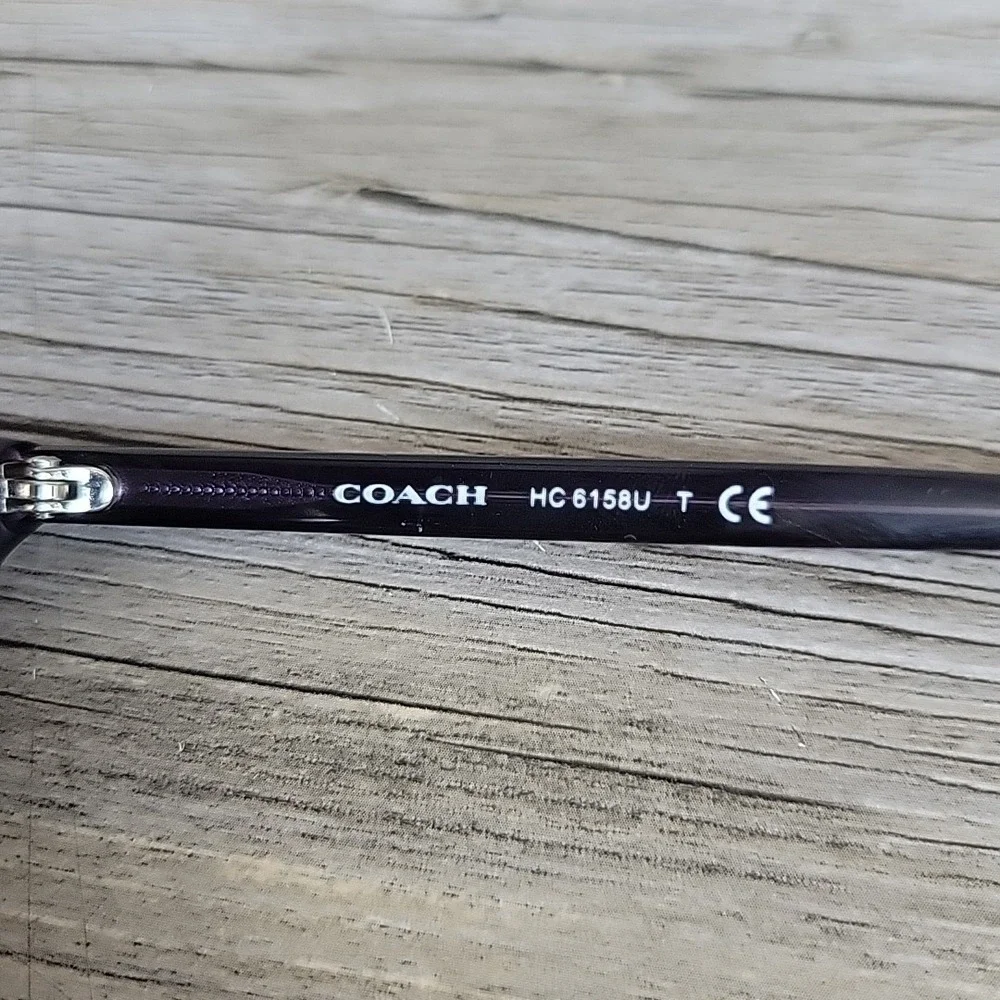 Coach Eyeglasses HC 6158U 5616 Transparent Purple 52 []‎ 16 140